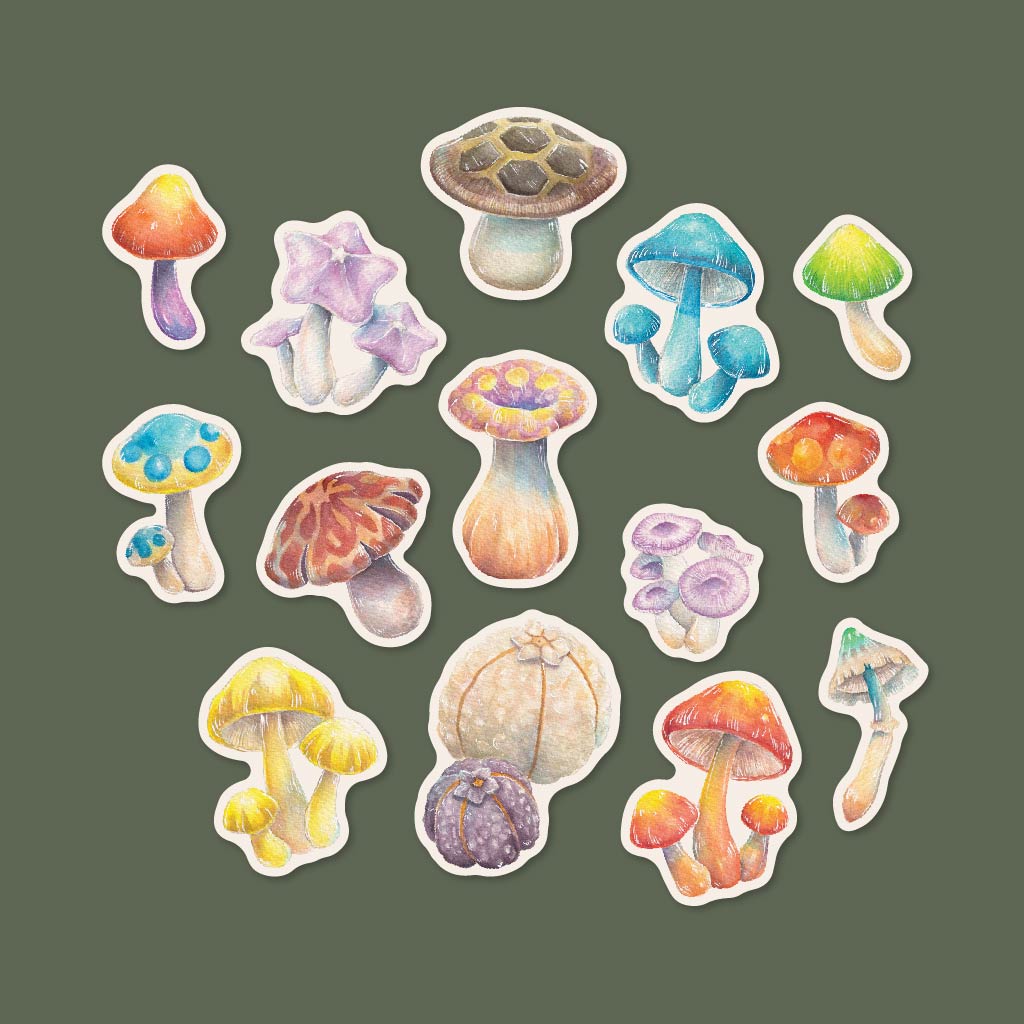 Fungi of Hyrule - Stickers