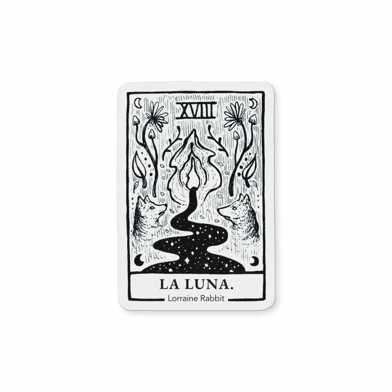 XVIII La Luna - sticker