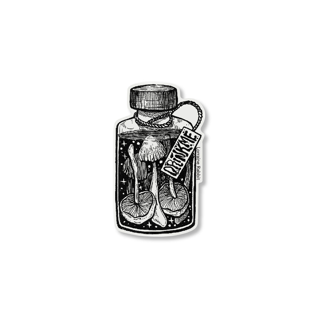 Drink me - sticker