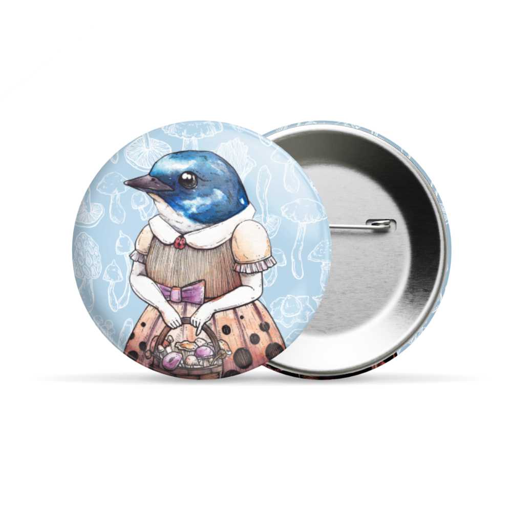 Lady Blue - broche