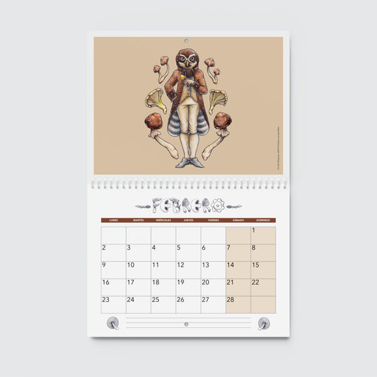 Calendario de pared 2026 (Costa Rica)