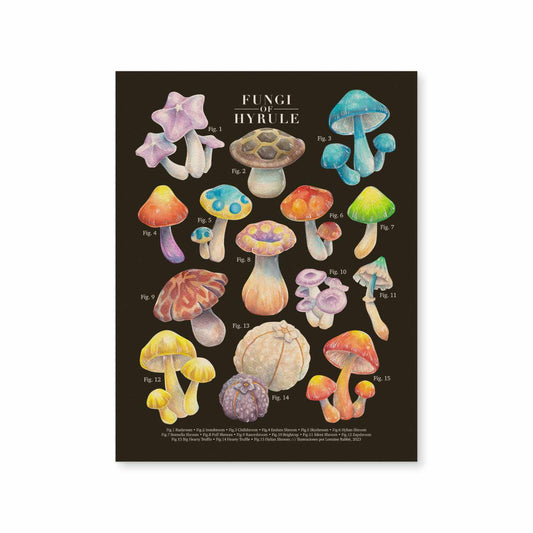 Fungi of Hyrule - print