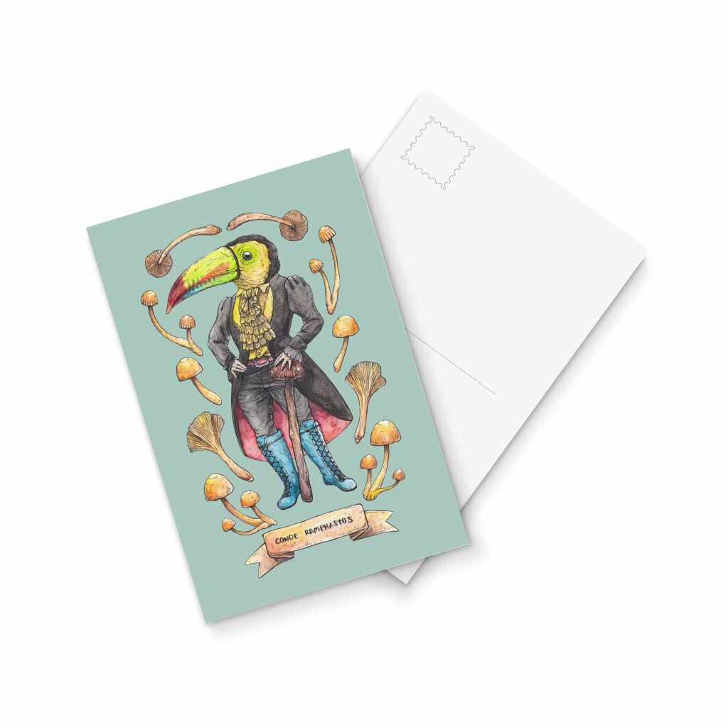 Conde Ramphastos - postcard