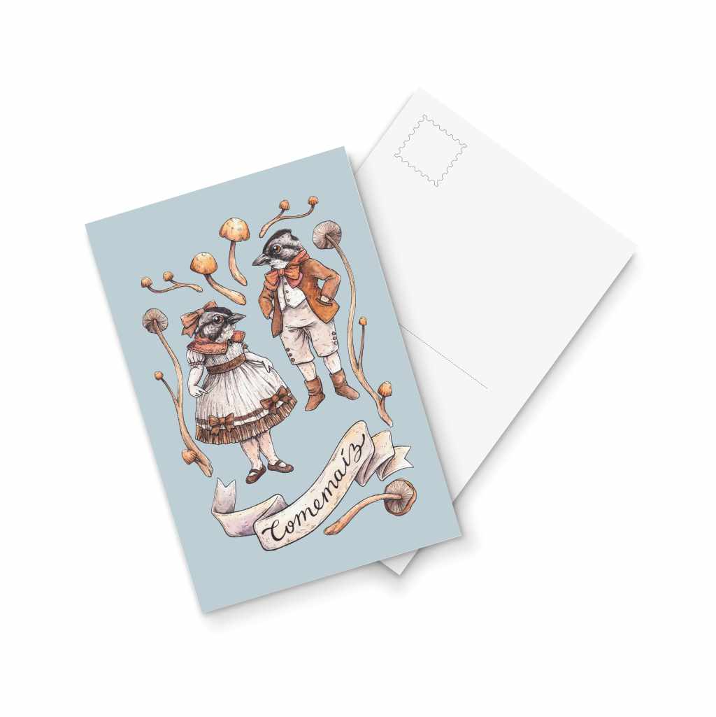 Comemaíz Twins - postcard