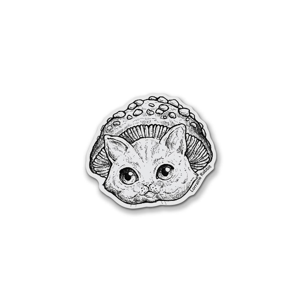 Gatito muscario - sticker