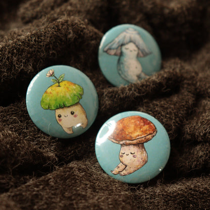 Honguitos felices - Broches