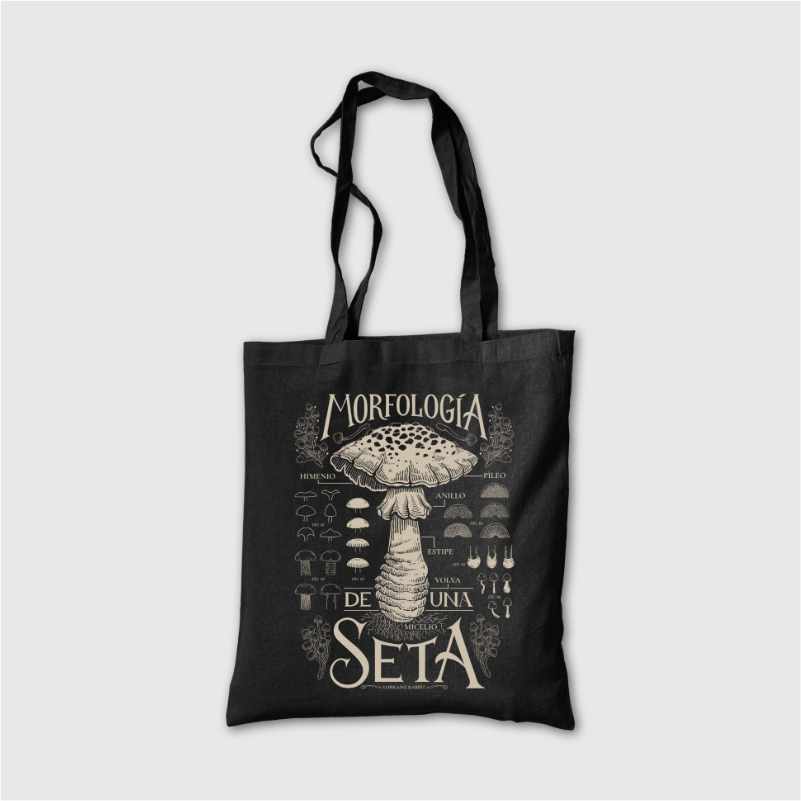Mushroom Morphology - tote bag