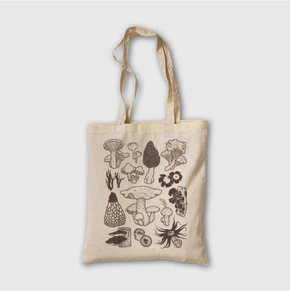 Hongos de CR - tote bag crema