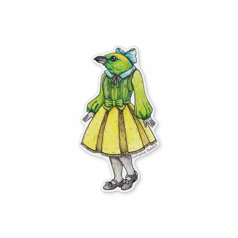 Duque y Duquesa Cejidorada - sticker