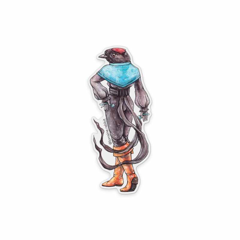 Emperador Manakin - sticker