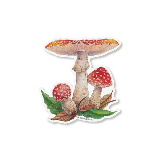 Amanita muscaria - sticker