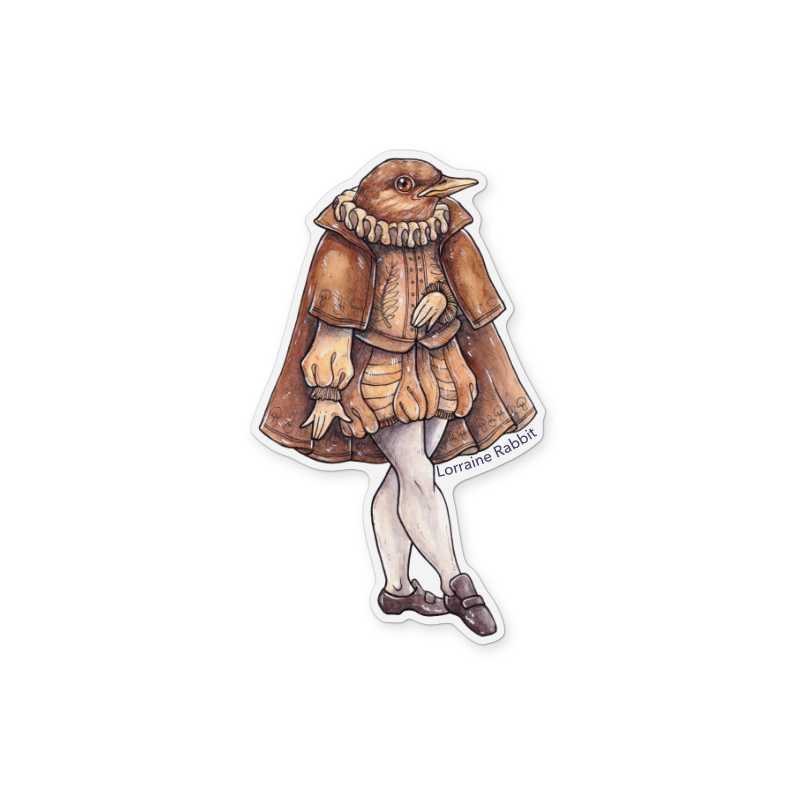 Mirlo Trovador - sticker