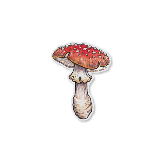 Amanita muscaria - sticker
