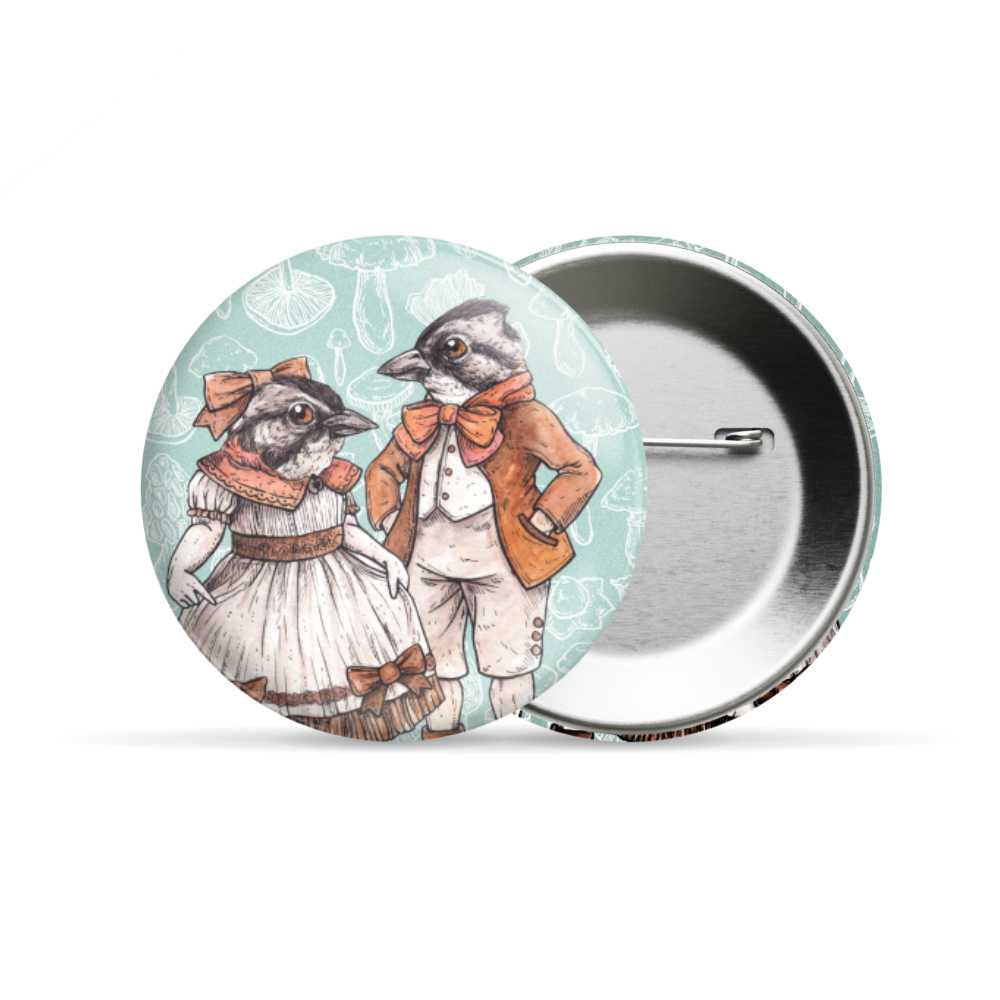 Gemelos comemaíz - broche