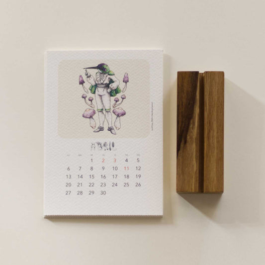 Calendario de escritorio 2026 - impreso en 1 lado (Costa Rica)