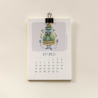 Calendario de escritorio 2026 - impreso en 1 lado (Costa Rica)