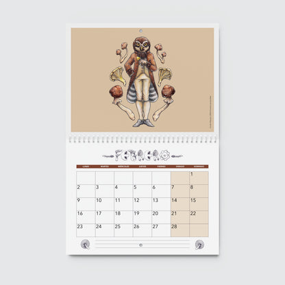 Calendario de pared 2026 (Costa Rica)