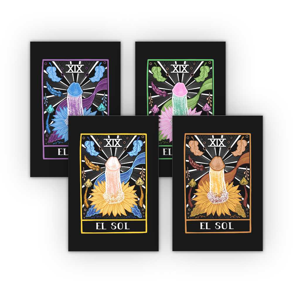 El Sol - seasons / mini print