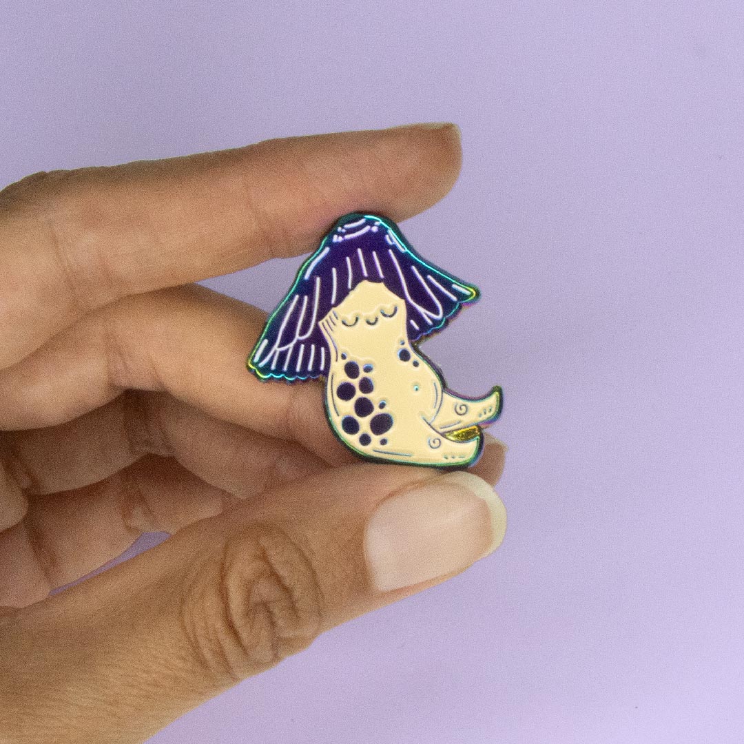 Pin Honguito tornasol