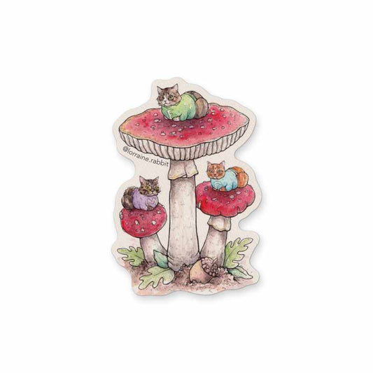 Toadstool - sticker