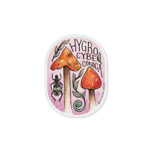 Hygrocybe cónica - sticker