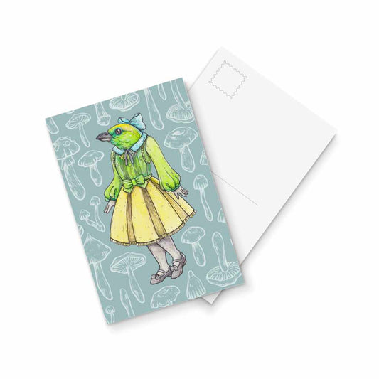 Duke and Duchess Golden-browed - postcard