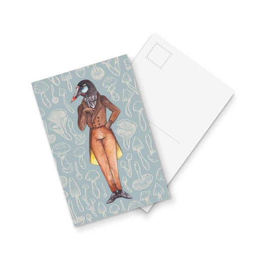 Emperor Psarocolius - postcard