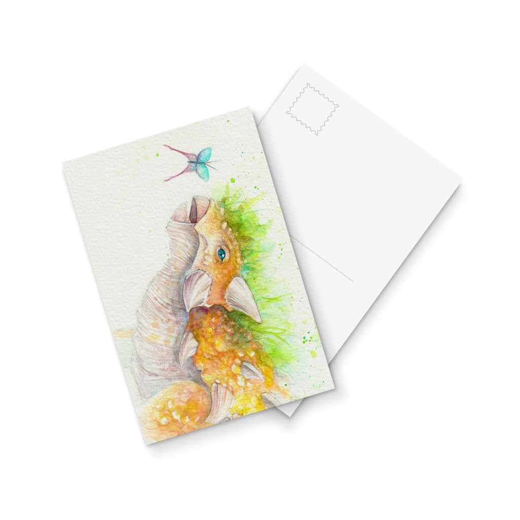 Ankylosaur - postcard