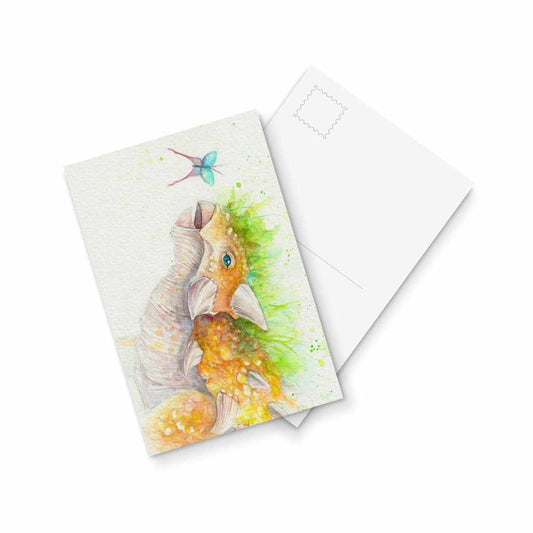 Ankylosaur - postcard