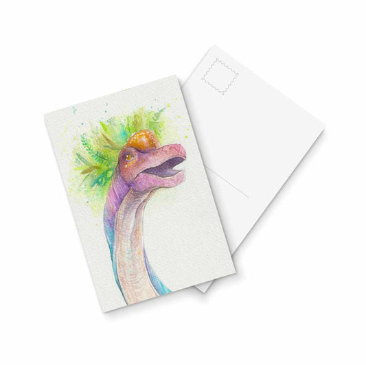 Brachiosaurus - postcard